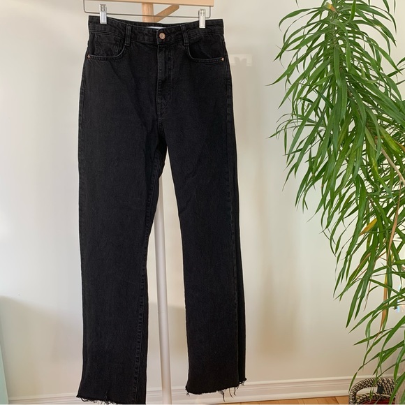 Zara Denim - Zara High Waisted Wide Leg Jeans